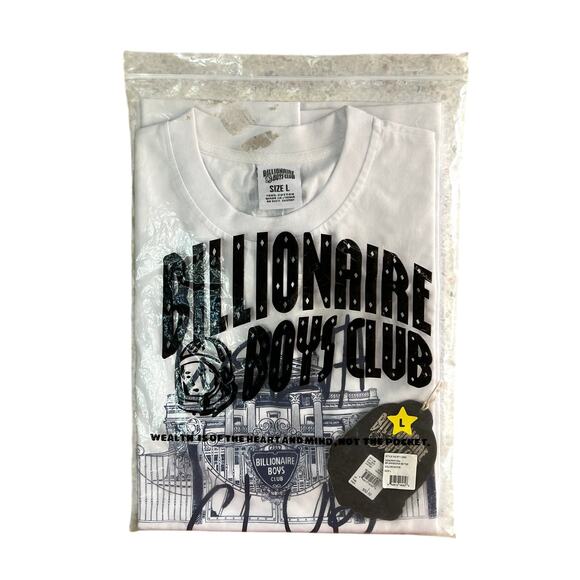 Billionaire Boys Club Mansions SS Tee White Men’s L – Graphic Astronaut Logo NWT - Picture 3 of 10